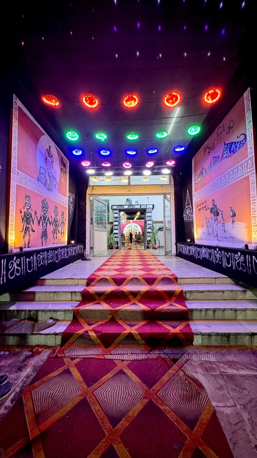 Pandal entrance detail