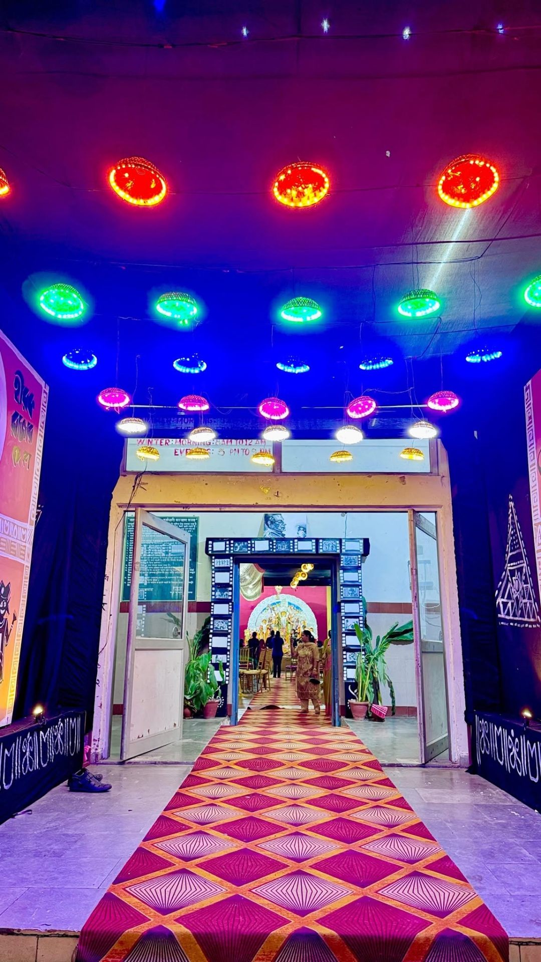Pandal entrance